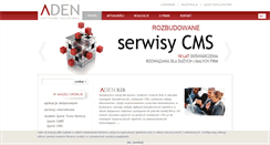 Desktop Screenshot of aden.pl